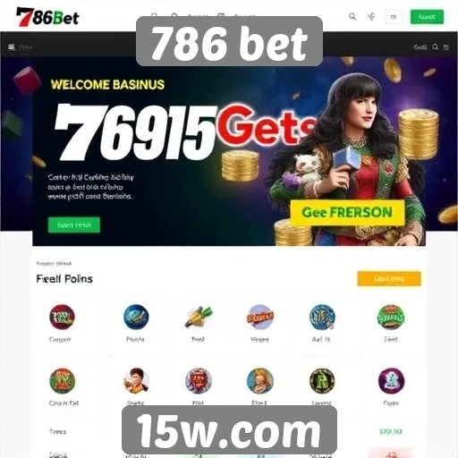 Variedade de jogos disponíveis na 786 bet